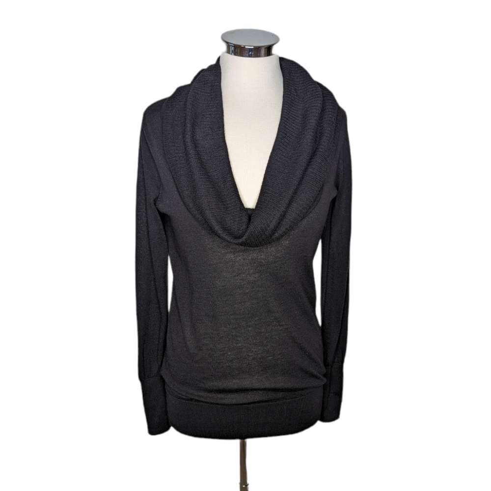 Halogen Cowl Neck Sweater - Black - Size Small (New Without Tags!)